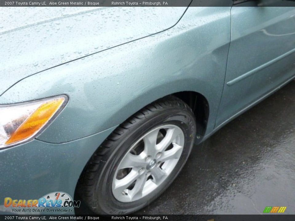 2007 Toyota Camry LE Aloe Green Metallic / Bisque Photo #8