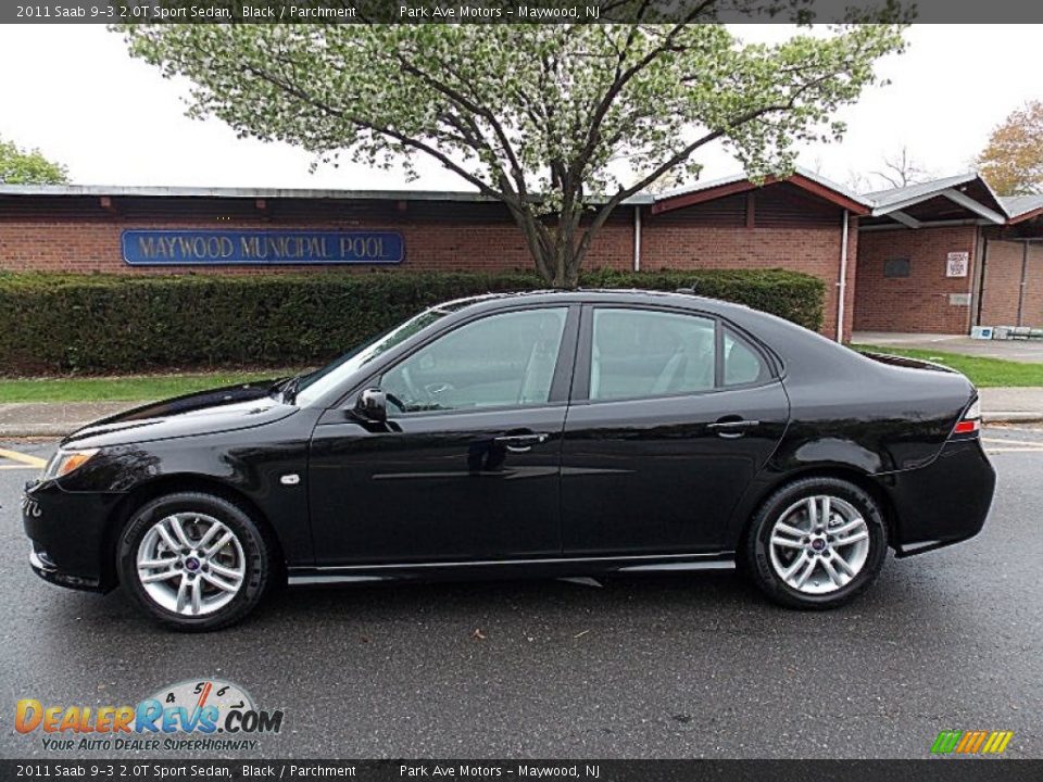 2011 Saab 9-3 2.0T Sport Sedan Black / Parchment Photo #2