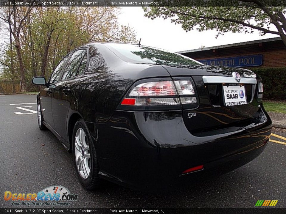 2011 Saab 9-3 2.0T Sport Sedan Black / Parchment Photo #3