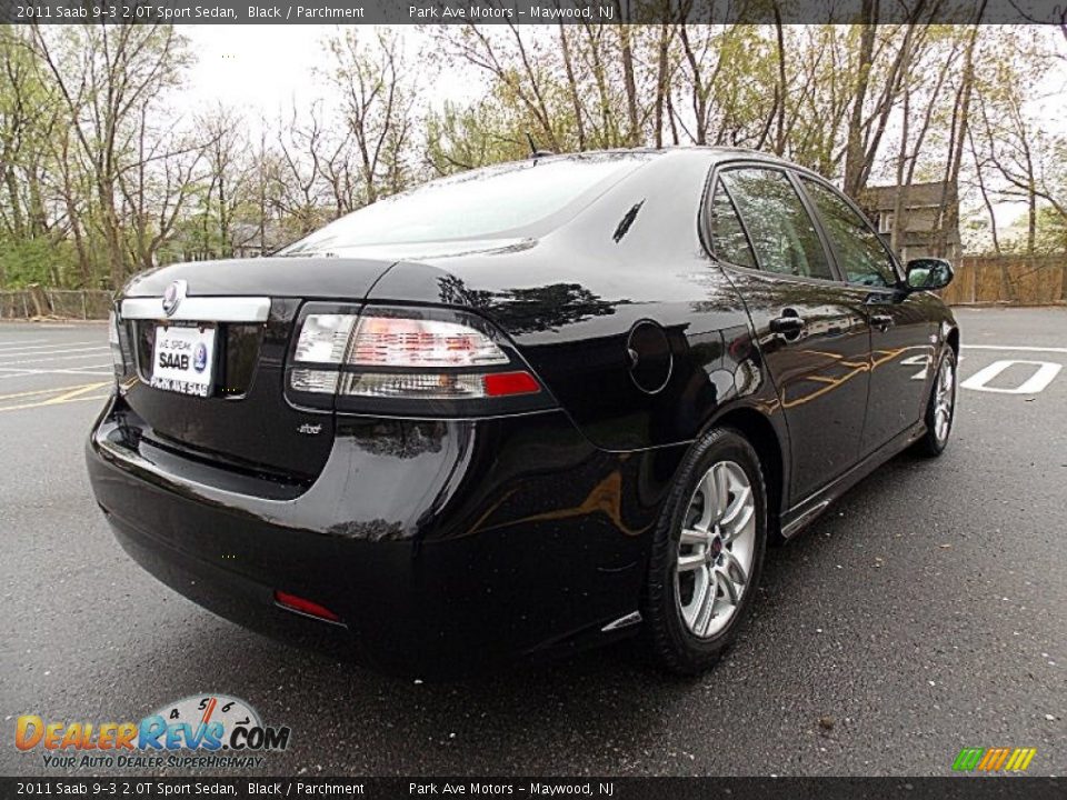 2011 Saab 9-3 2.0T Sport Sedan Black / Parchment Photo #5