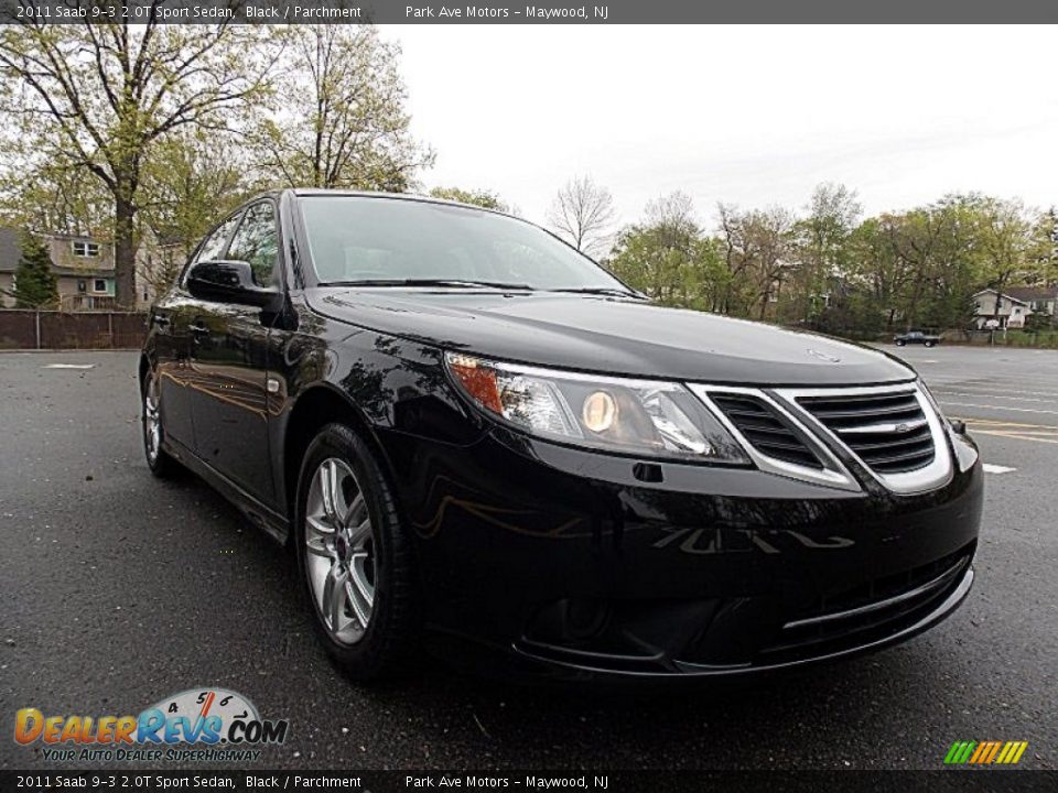 2011 Saab 9-3 2.0T Sport Sedan Black / Parchment Photo #7