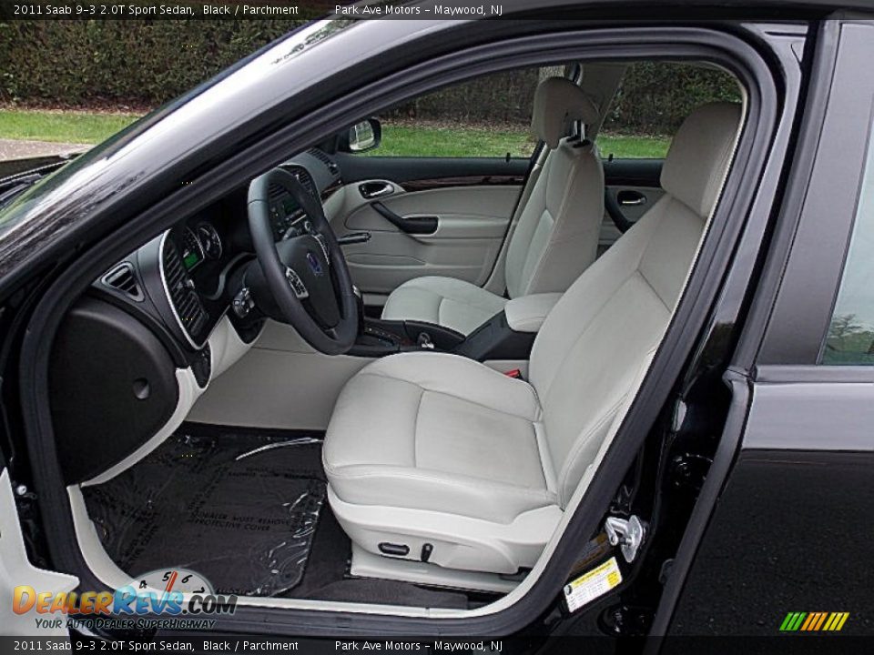 2011 Saab 9-3 2.0T Sport Sedan Black / Parchment Photo #11