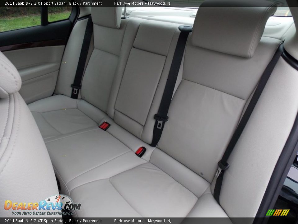 Rear Seat of 2011 Saab 9-3 2.0T Sport Sedan Photo #15