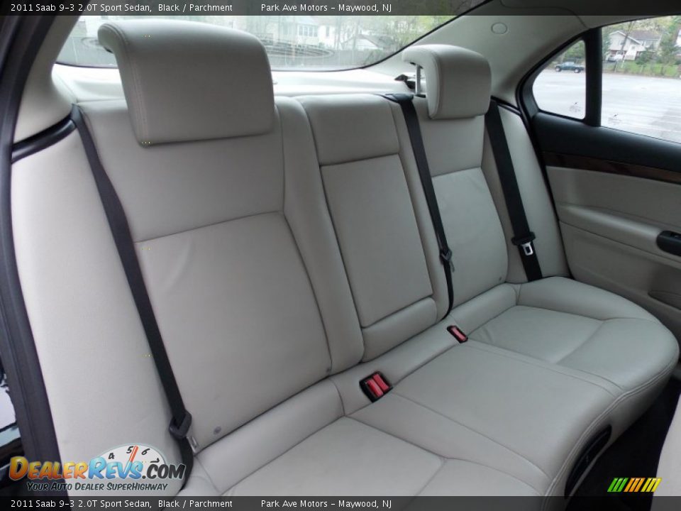 2011 Saab 9-3 2.0T Sport Sedan Black / Parchment Photo #21
