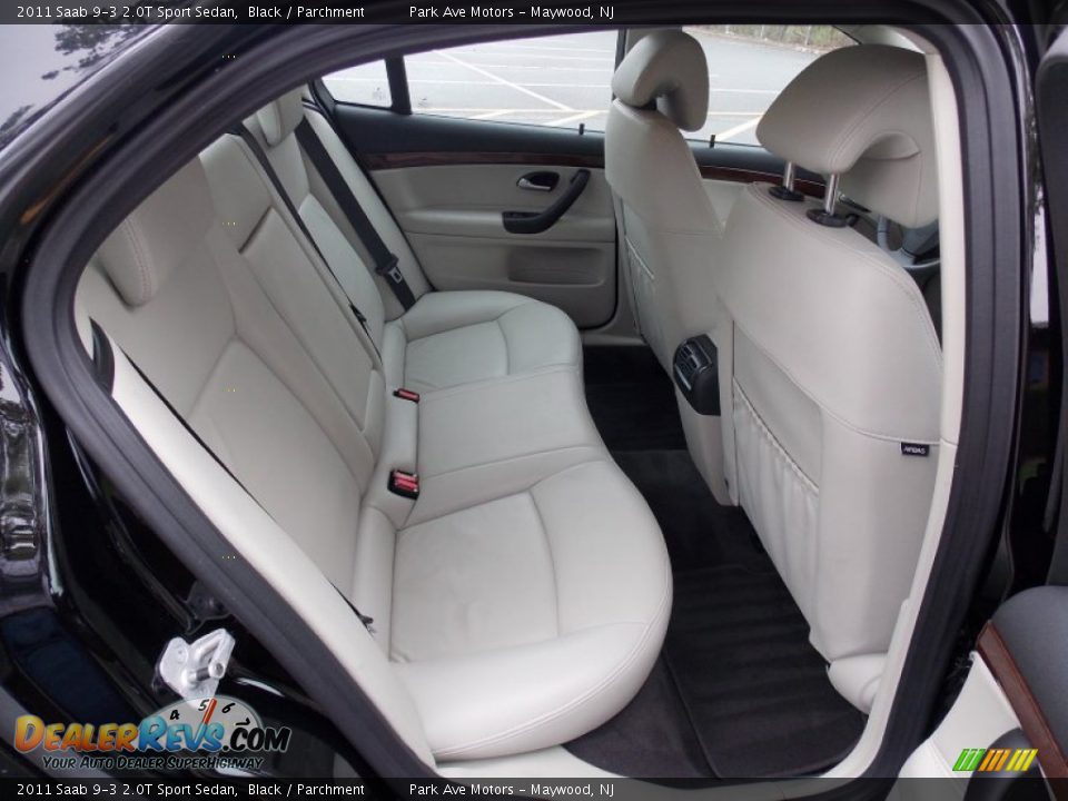 Rear Seat of 2011 Saab 9-3 2.0T Sport Sedan Photo #22