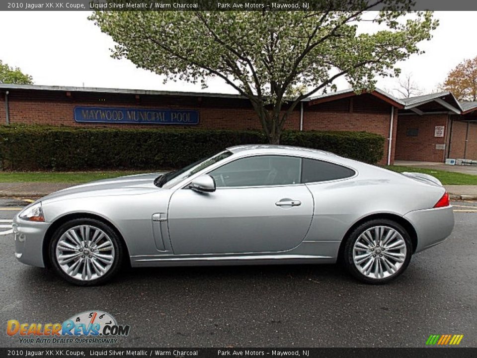 Liquid Silver Metallic 2010 Jaguar XK XK Coupe Photo #2