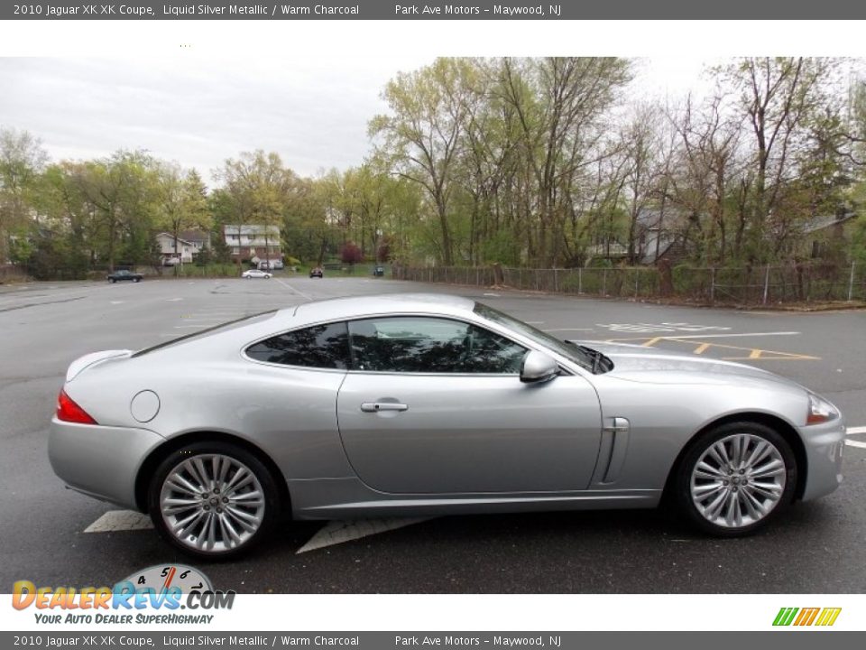 Liquid Silver Metallic 2010 Jaguar XK XK Coupe Photo #6