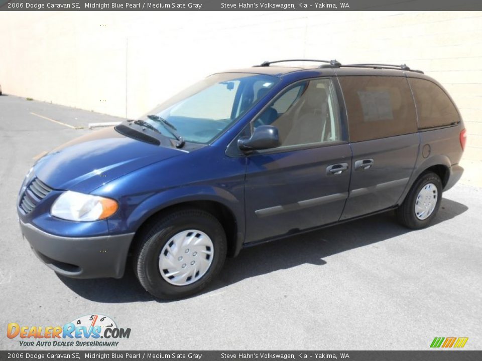 2006 Dodge Caravan SE Midnight Blue Pearl / Medium Slate Gray Photo #1