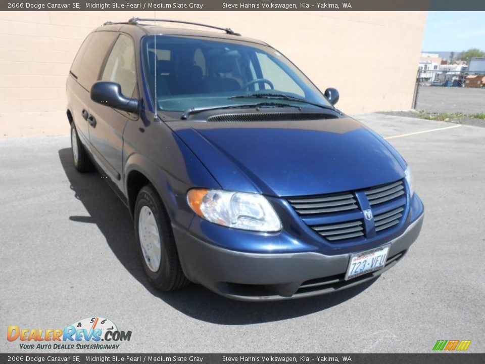 2006 Dodge Caravan SE Midnight Blue Pearl / Medium Slate Gray Photo #5