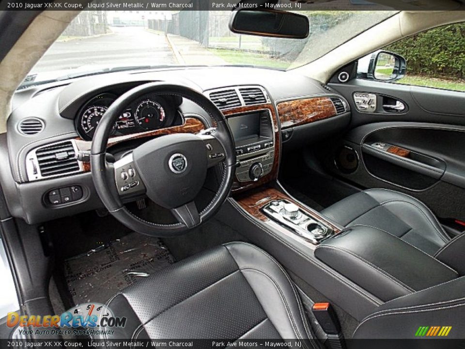 Warm Charcoal Interior - 2010 Jaguar XK XK Coupe Photo #13