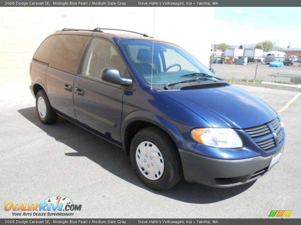 2006 Dodge Caravan SE Midnight Blue Pearl / Medium Slate Gray Photo #7