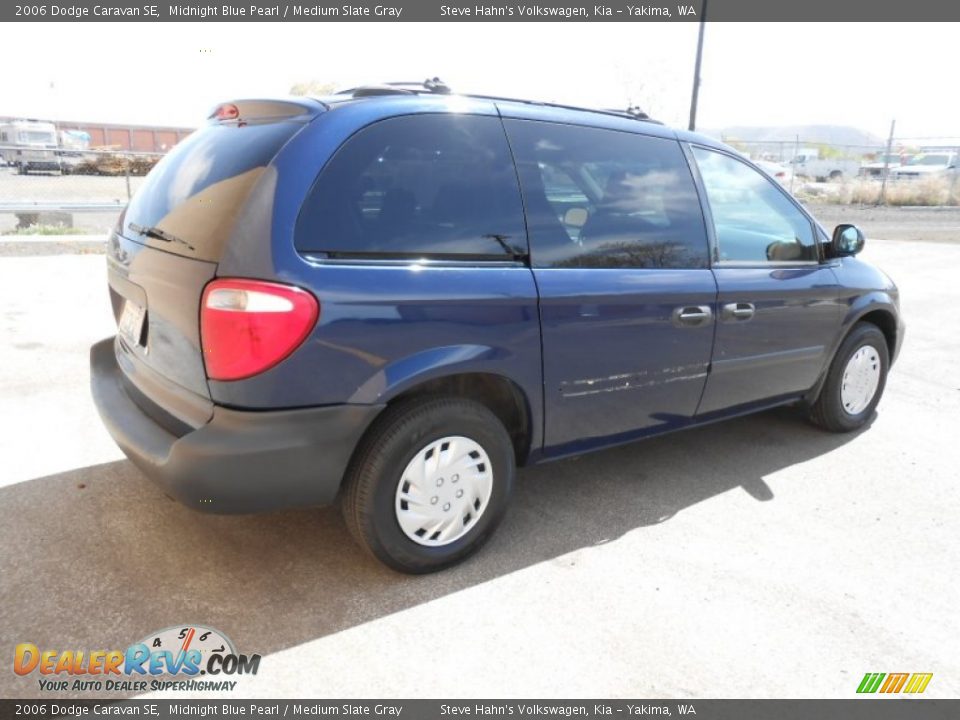 2006 Dodge Caravan SE Midnight Blue Pearl / Medium Slate Gray Photo #8
