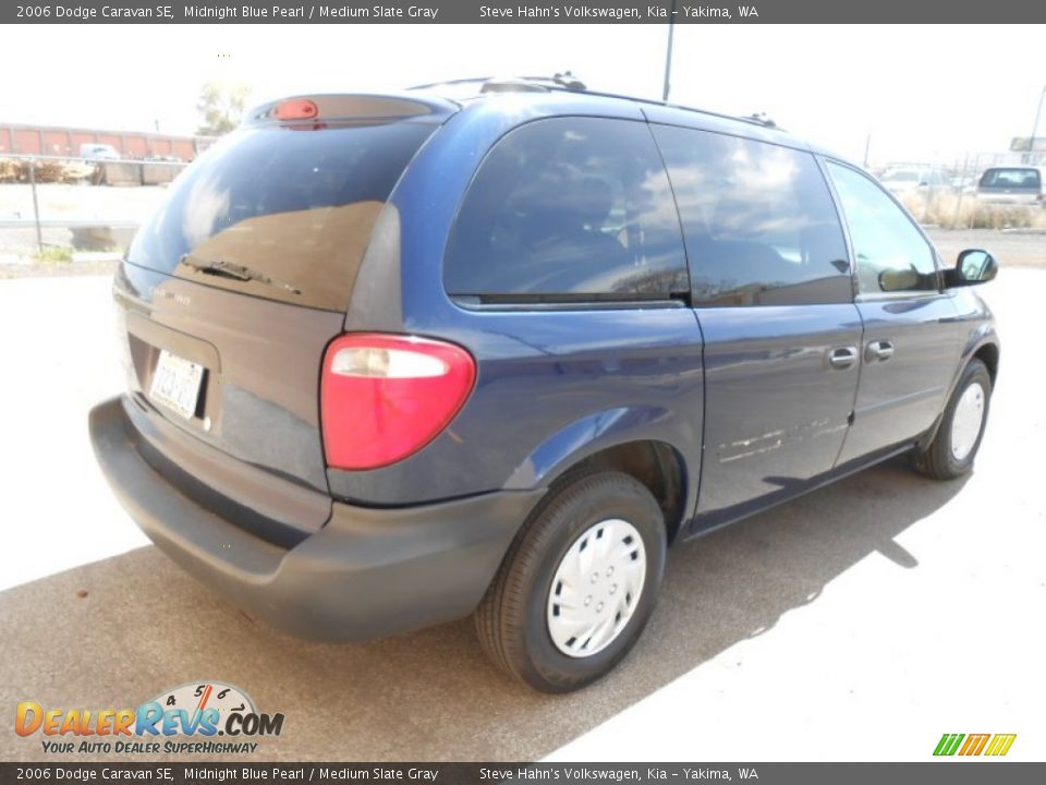 2006 Dodge Caravan SE Midnight Blue Pearl / Medium Slate Gray Photo #9