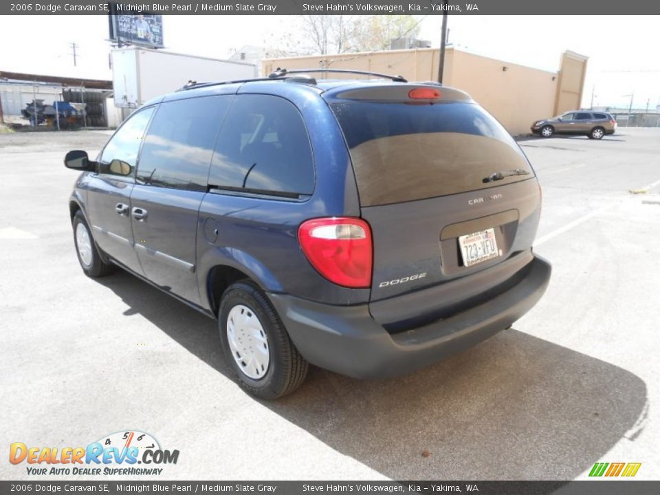 2006 Dodge Caravan SE Midnight Blue Pearl / Medium Slate Gray Photo #10