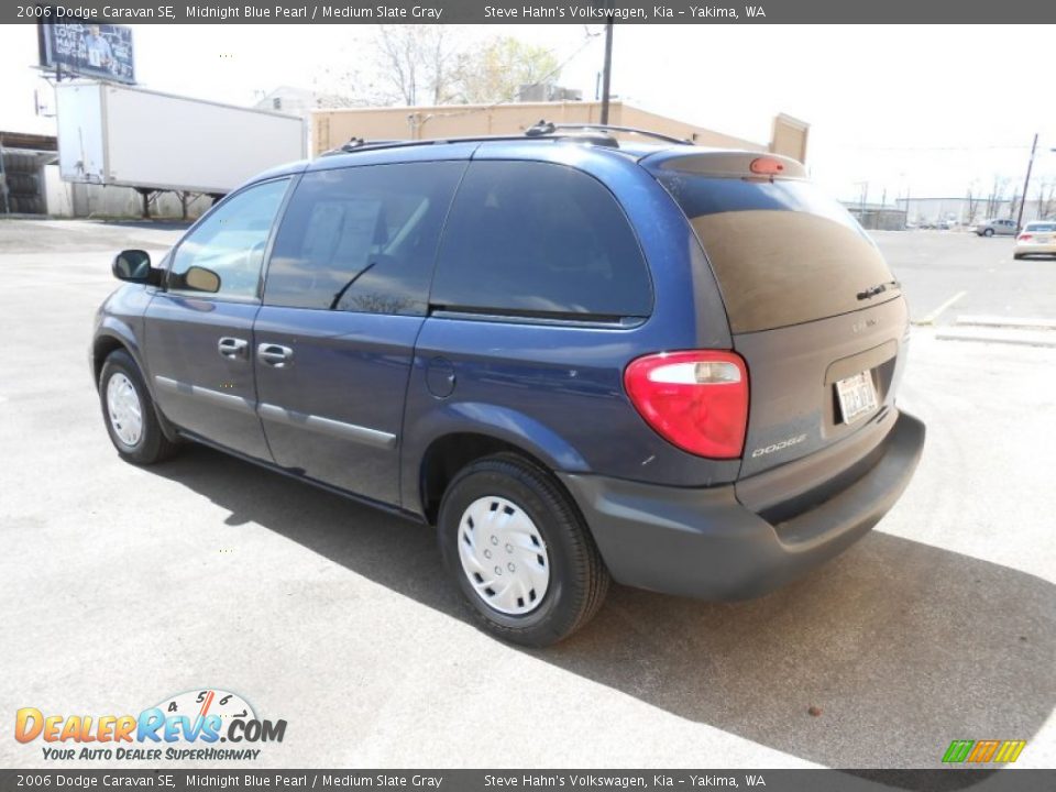 2006 Dodge Caravan SE Midnight Blue Pearl / Medium Slate Gray Photo #11