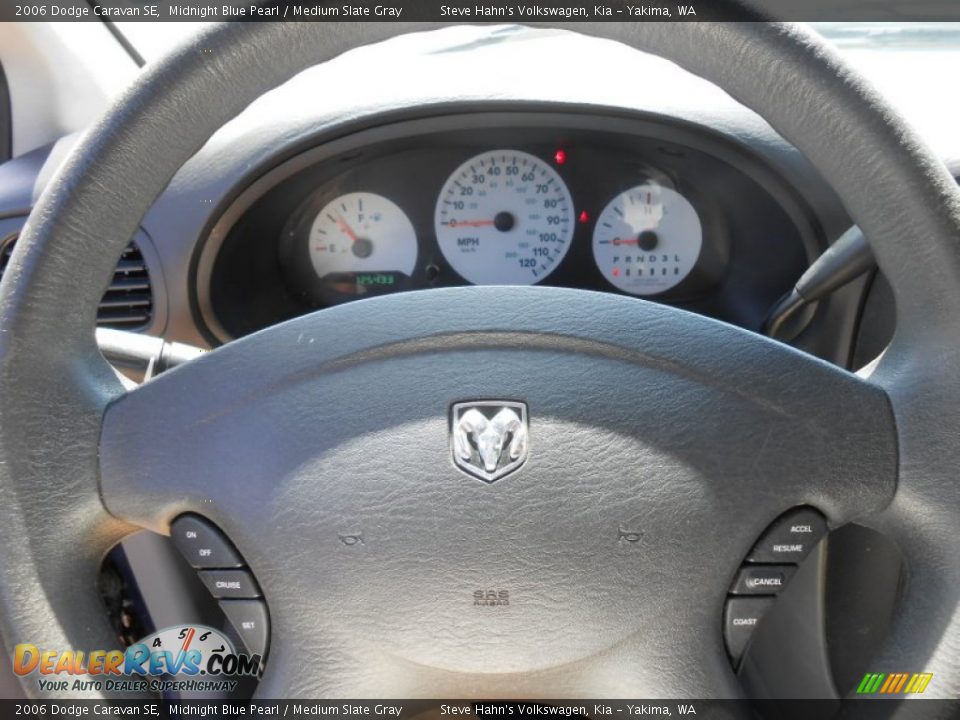2006 Dodge Caravan SE Midnight Blue Pearl / Medium Slate Gray Photo #14