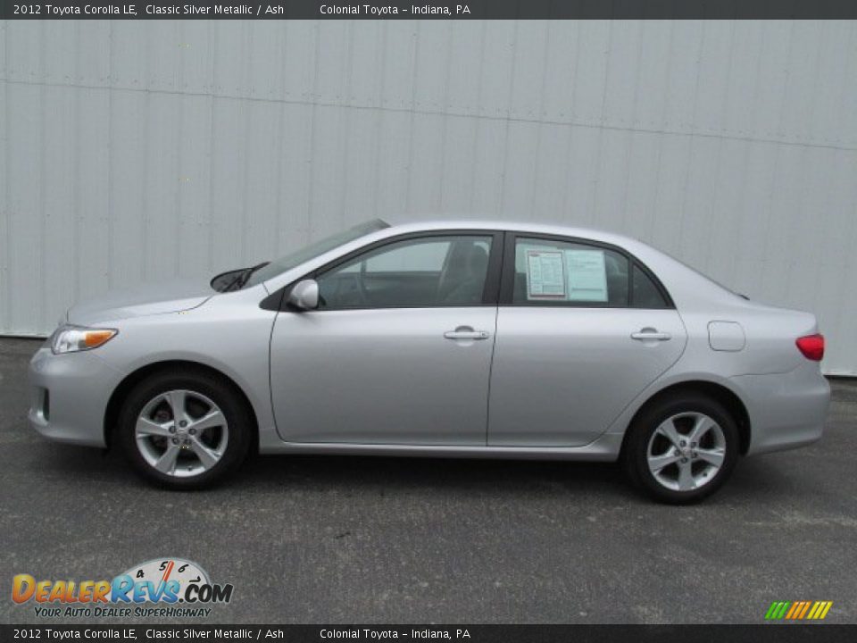 2012 Toyota Corolla LE Classic Silver Metallic / Ash Photo #2