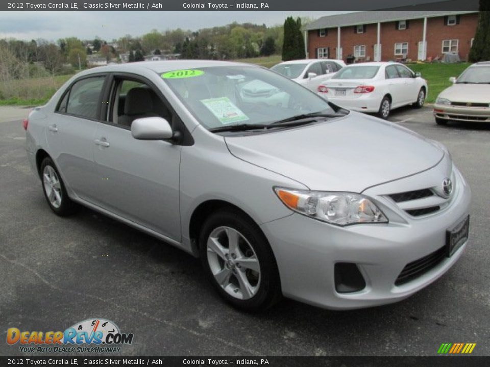 2012 Toyota Corolla LE Classic Silver Metallic / Ash Photo #5