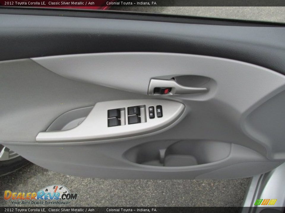 2012 Toyota Corolla LE Classic Silver Metallic / Ash Photo #12