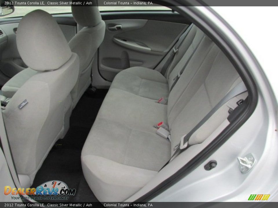 2012 Toyota Corolla LE Classic Silver Metallic / Ash Photo #17