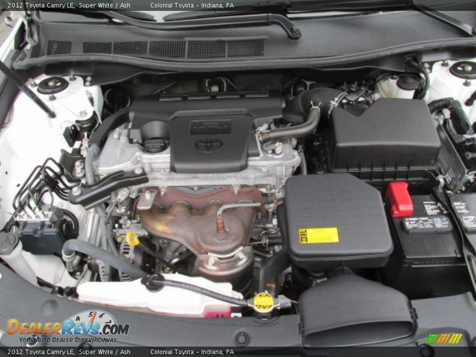 2012 Toyota Camry LE Super White / Ash Photo #8