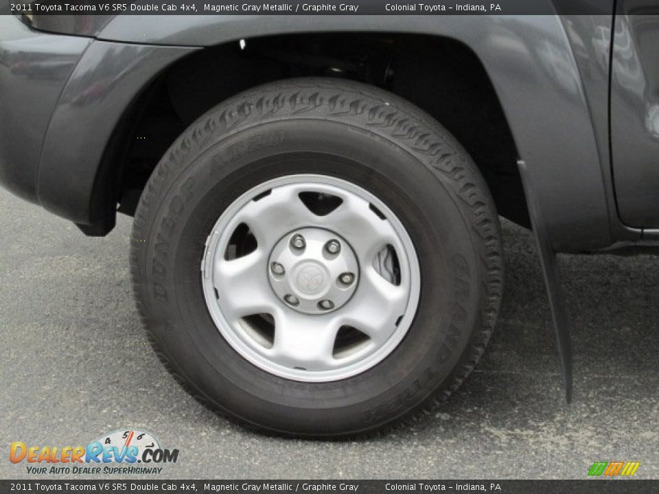 2011 Toyota Tacoma V6 SR5 Double Cab 4x4 Magnetic Gray Metallic / Graphite Gray Photo #3