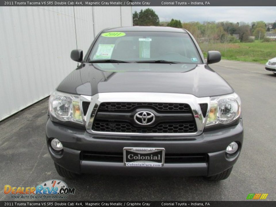 2011 Toyota Tacoma V6 SR5 Double Cab 4x4 Magnetic Gray Metallic / Graphite Gray Photo #4