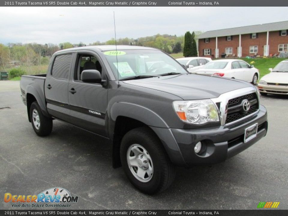 2011 Toyota Tacoma V6 SR5 Double Cab 4x4 Magnetic Gray Metallic / Graphite Gray Photo #5