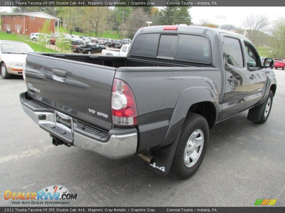 2011 Toyota Tacoma V6 SR5 Double Cab 4x4 Magnetic Gray Metallic / Graphite Gray Photo #6