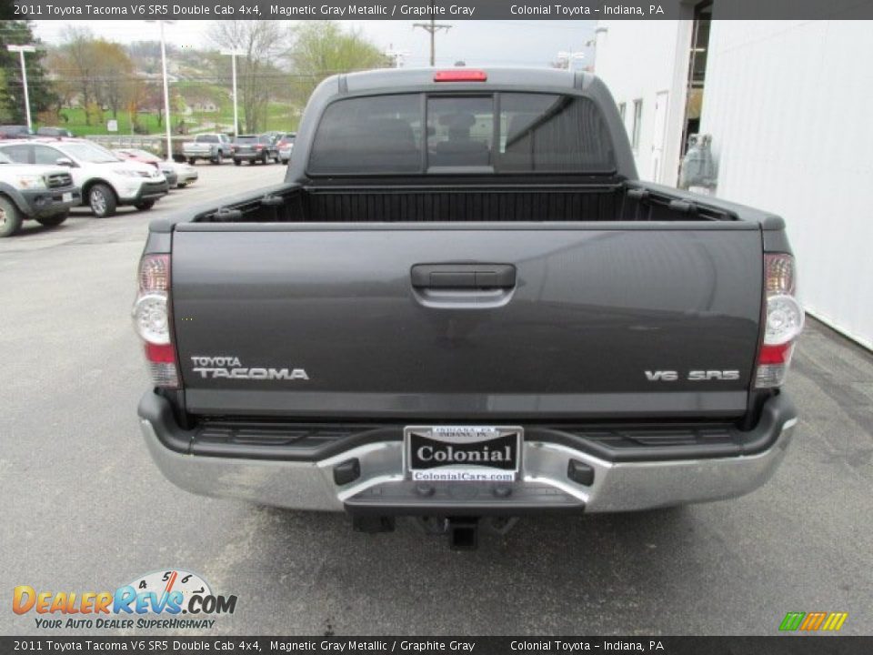 2011 Toyota Tacoma V6 SR5 Double Cab 4x4 Magnetic Gray Metallic / Graphite Gray Photo #7
