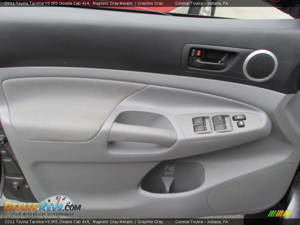2011 Toyota Tacoma V6 SR5 Double Cab 4x4 Magnetic Gray Metallic / Graphite Gray Photo #11