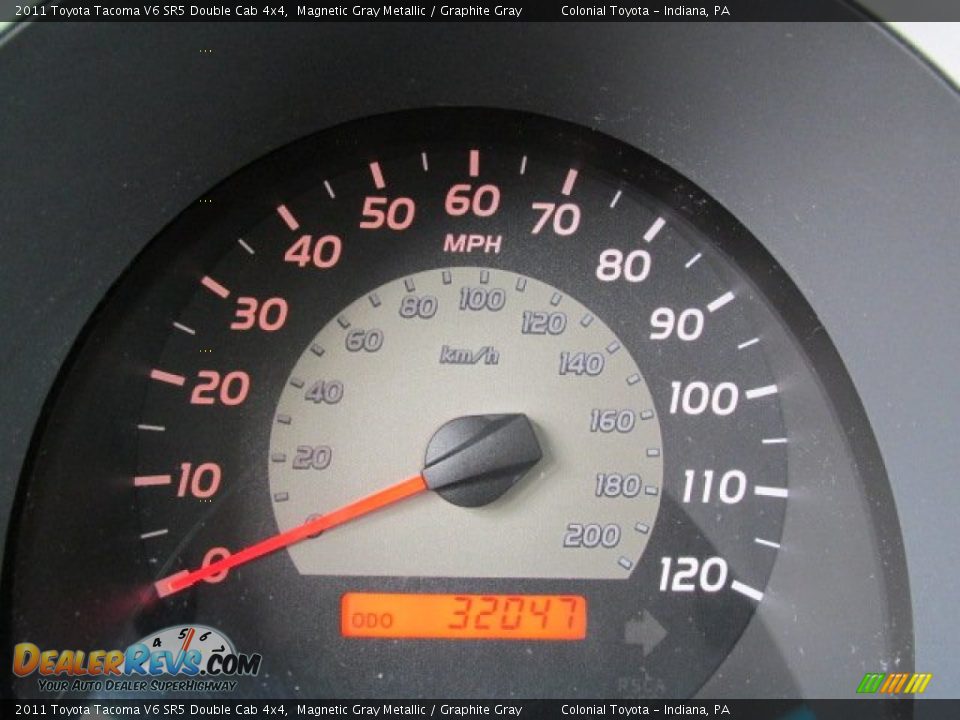2011 Toyota Tacoma V6 SR5 Double Cab 4x4 Magnetic Gray Metallic / Graphite Gray Photo #20