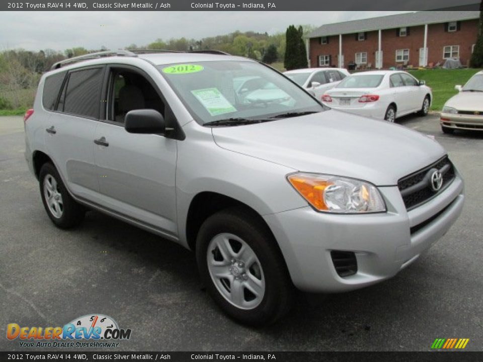 2012 Toyota RAV4 I4 4WD Classic Silver Metallic / Ash Photo #6