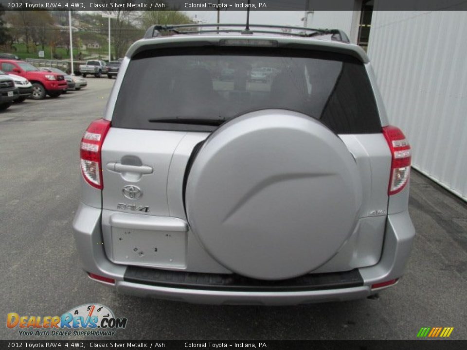 2012 Toyota RAV4 I4 4WD Classic Silver Metallic / Ash Photo #8