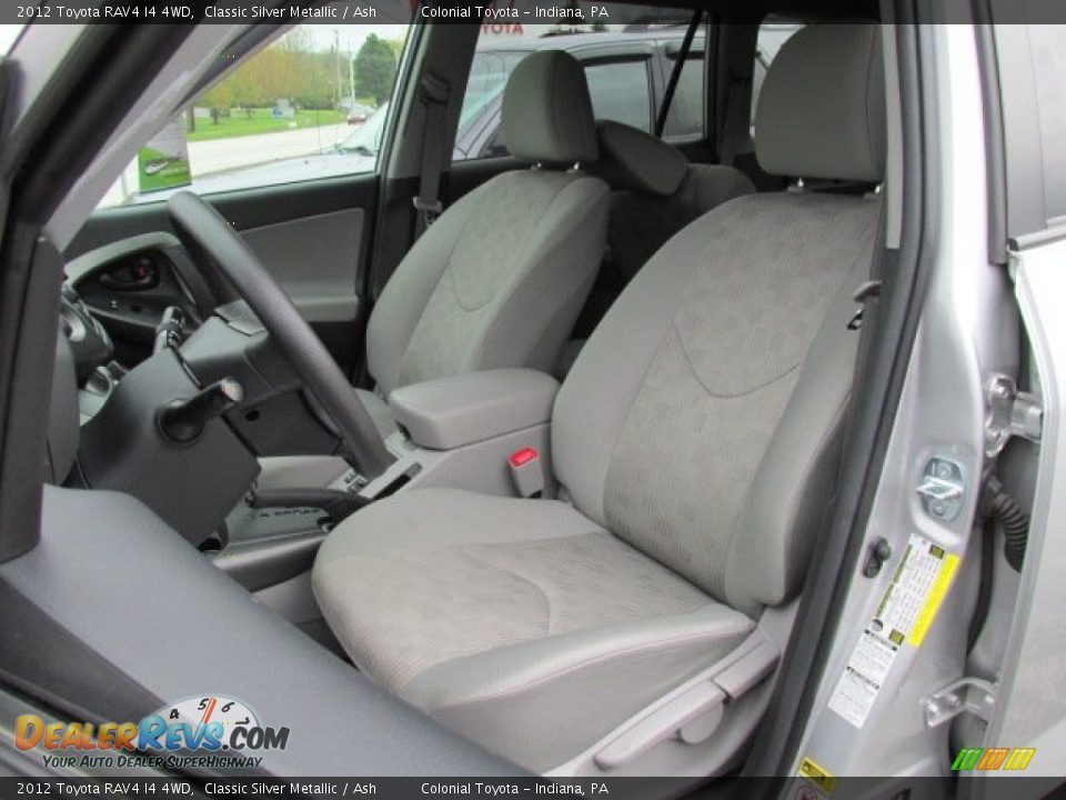 2012 Toyota RAV4 I4 4WD Classic Silver Metallic / Ash Photo #11