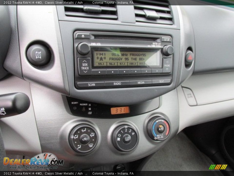 2012 Toyota RAV4 I4 4WD Classic Silver Metallic / Ash Photo #13