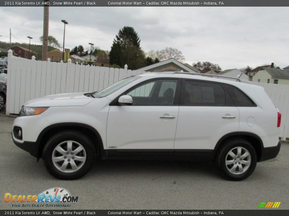2011 Kia Sorento LX AWD Snow White Pearl / Black Photo #2