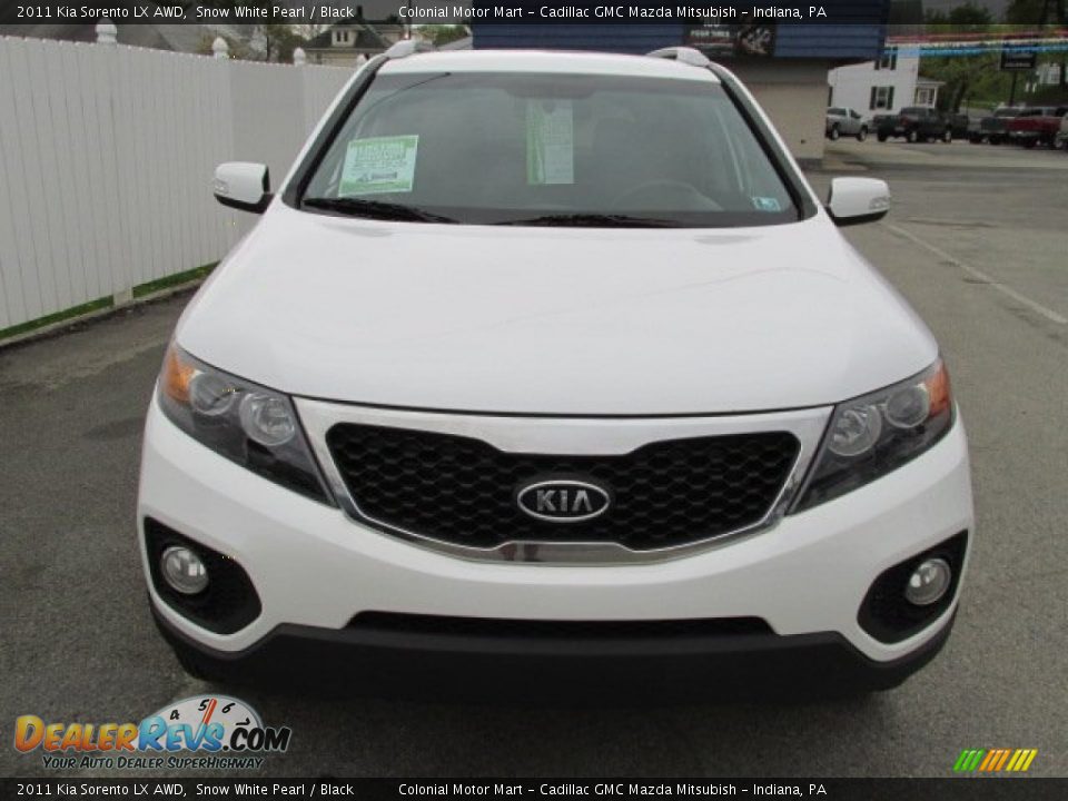 2011 Kia Sorento LX AWD Snow White Pearl / Black Photo #3