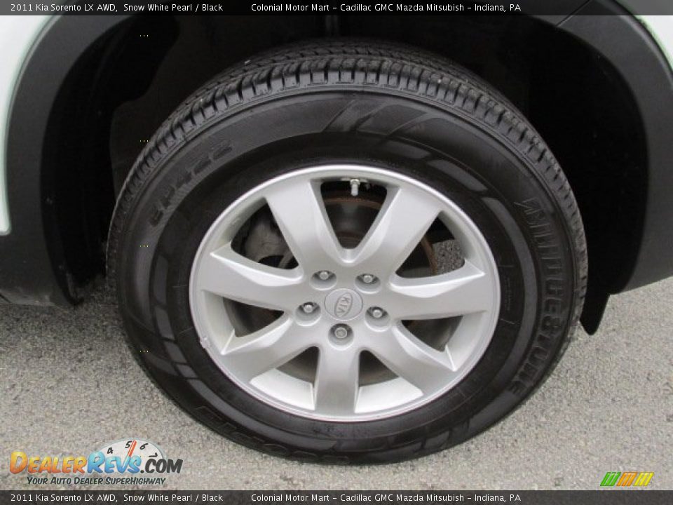 2011 Kia Sorento LX AWD Snow White Pearl / Black Photo #6