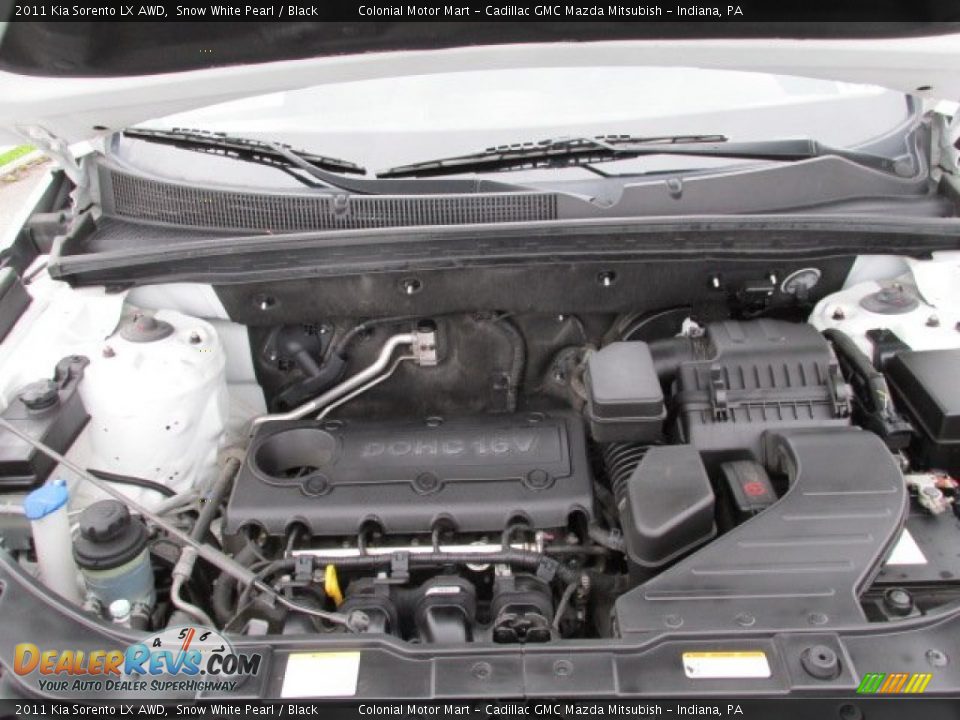 2011 Kia Sorento LX AWD Snow White Pearl / Black Photo #9
