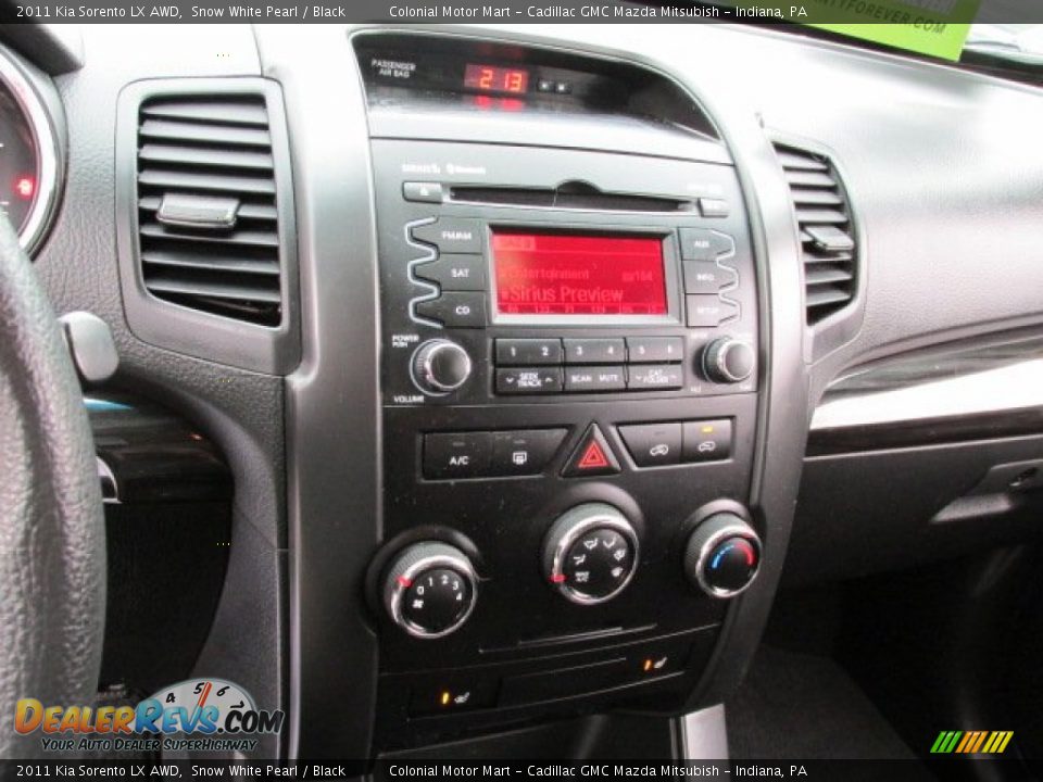 2011 Kia Sorento LX AWD Snow White Pearl / Black Photo #14