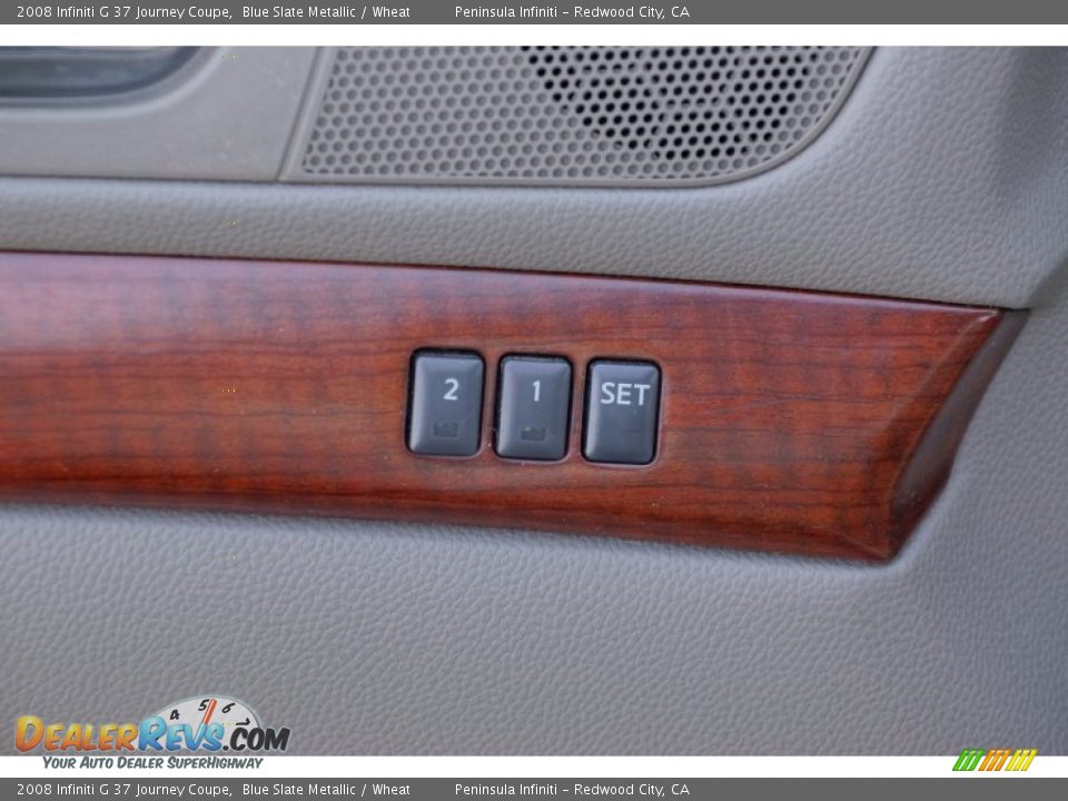 2008 Infiniti G 37 Journey Coupe Blue Slate Metallic / Wheat Photo #15