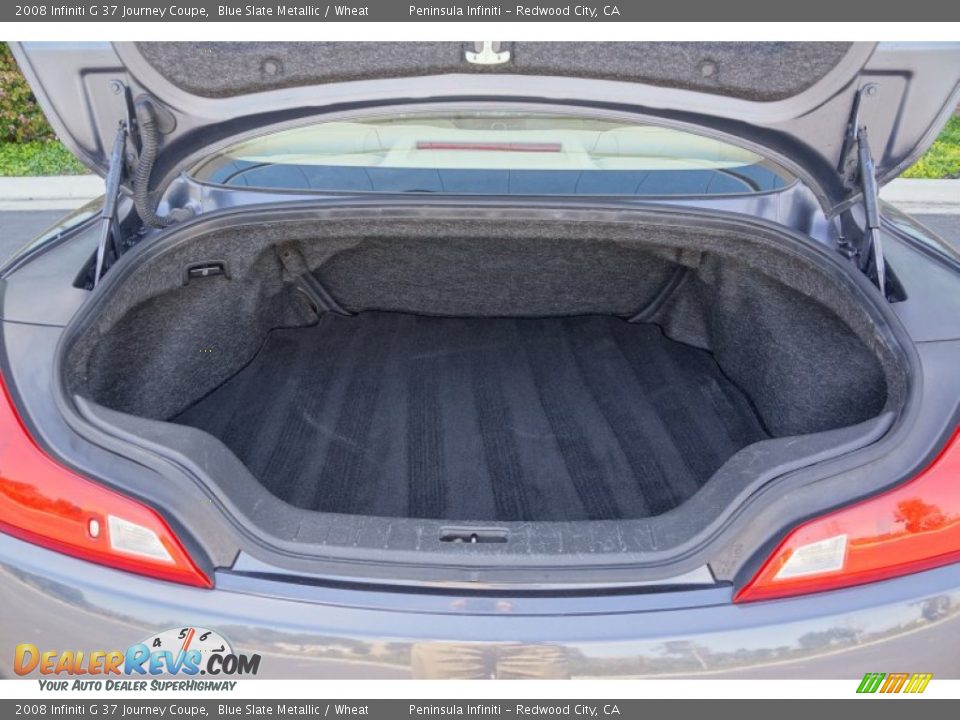 2008 Infiniti G 37 Journey Coupe Blue Slate Metallic / Wheat Photo #21