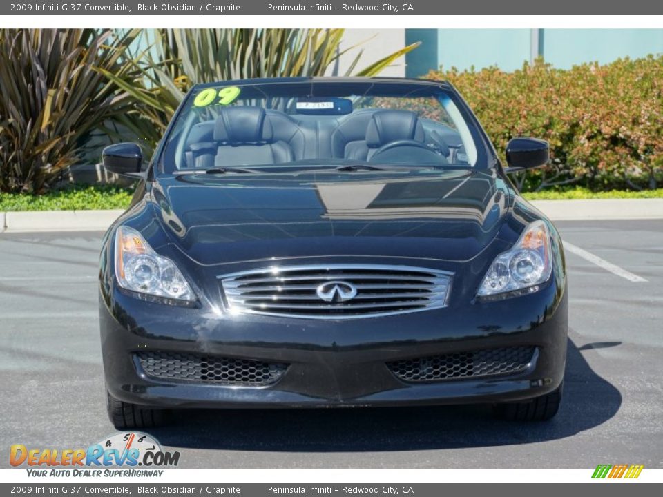 2009 Infiniti G 37 Convertible Black Obsidian / Graphite Photo #2