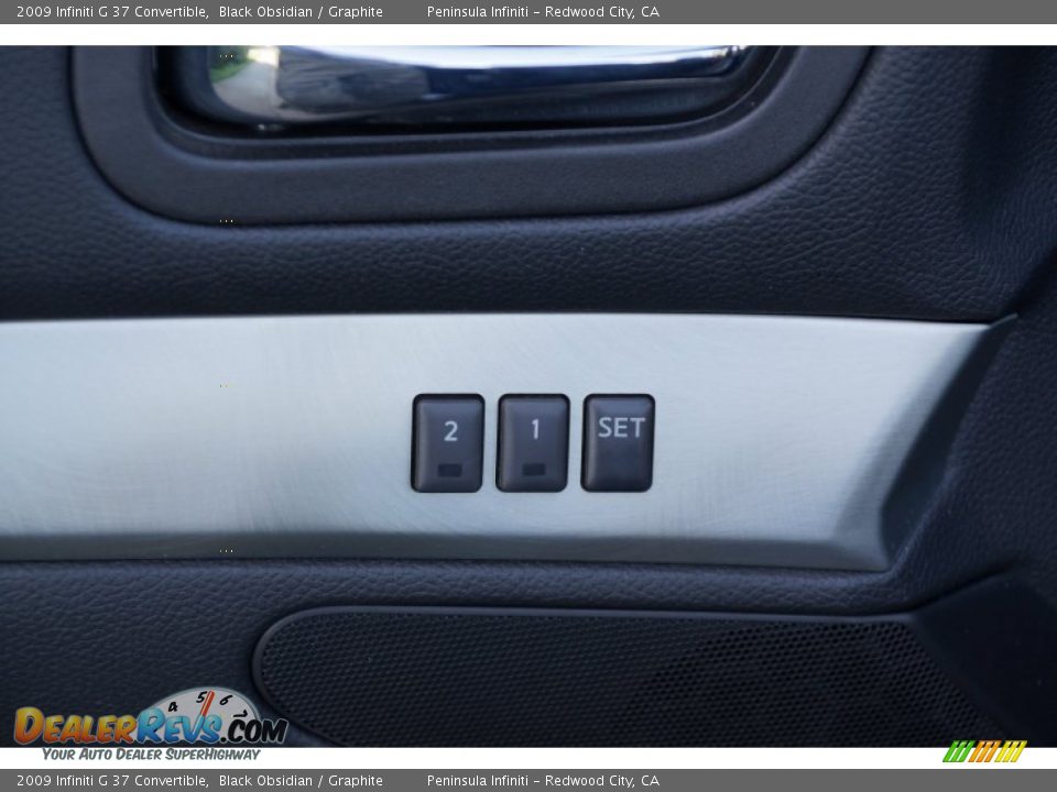 2009 Infiniti G 37 Convertible Black Obsidian / Graphite Photo #14