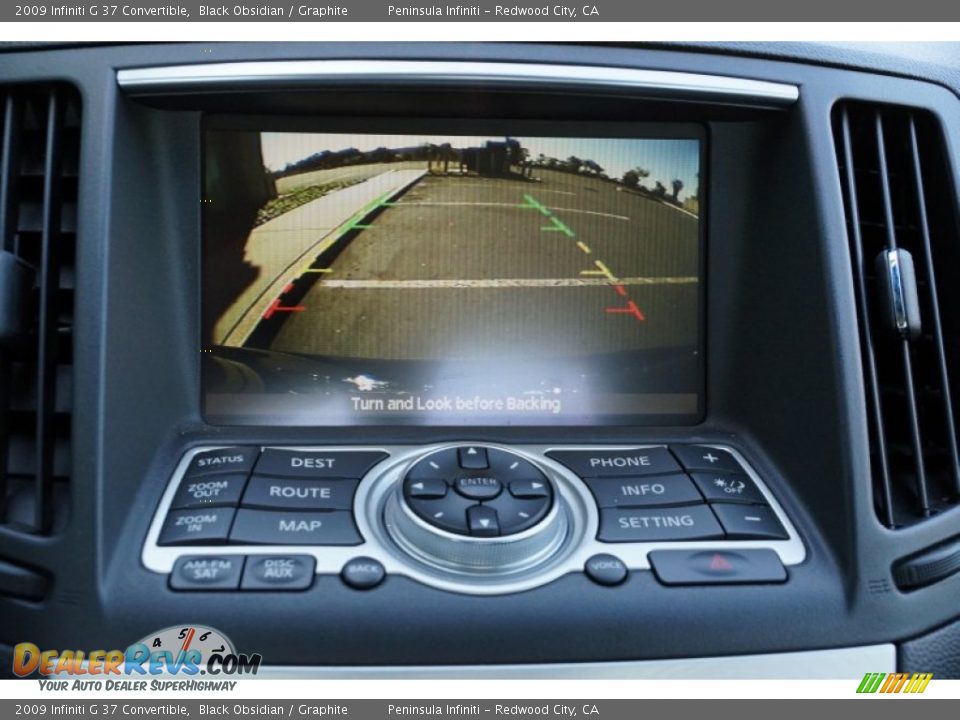 Controls of 2009 Infiniti G 37 Convertible Photo #19