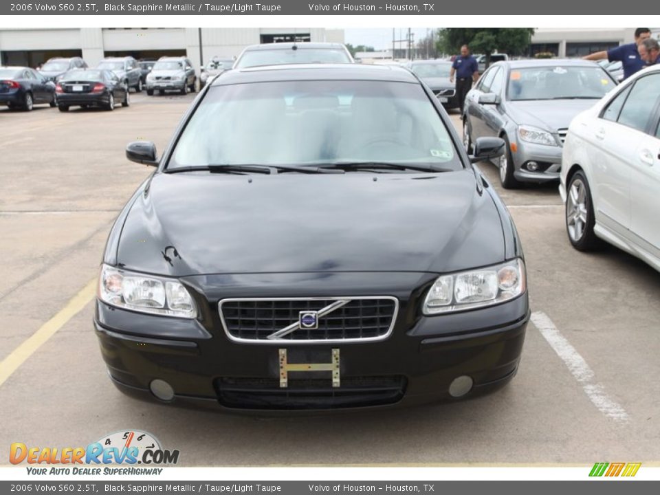2006 Volvo S60 2.5T Black Sapphire Metallic / Taupe/Light Taupe Photo #2
