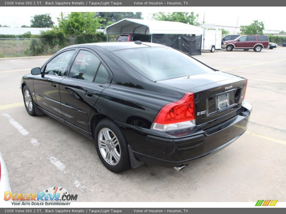 2006 Volvo S60 2.5T Black Sapphire Metallic / Taupe/Light Taupe Photo #4