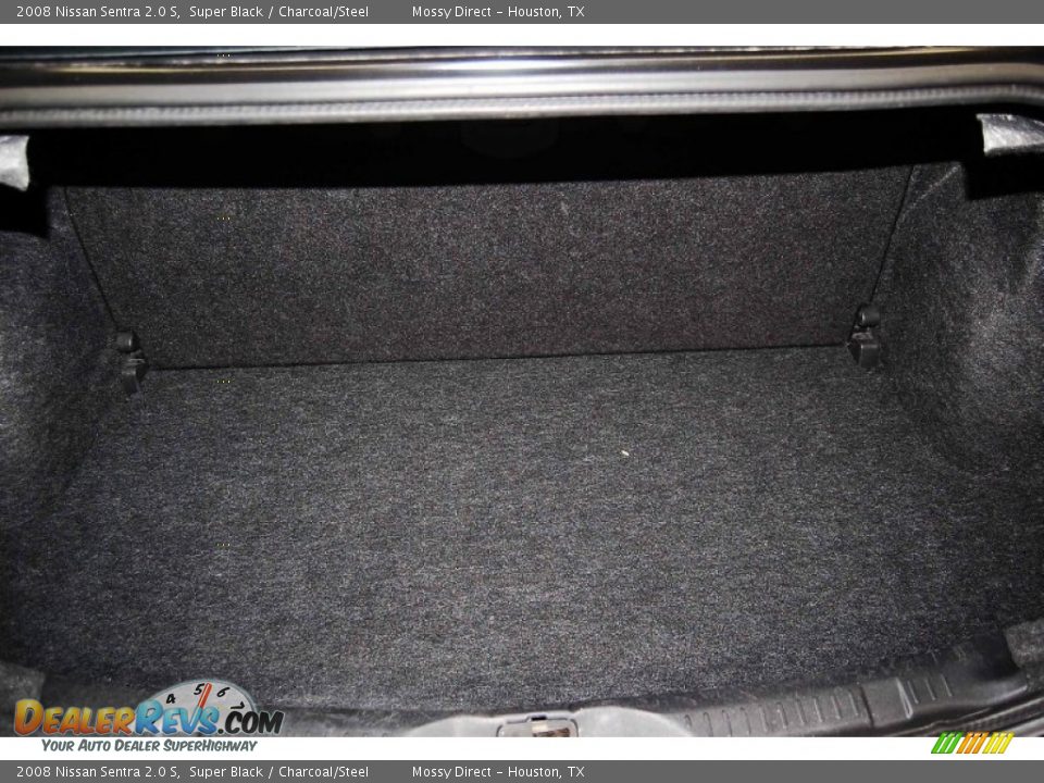 2008 Nissan Sentra 2.0 S Super Black / Charcoal/Steel Photo #15