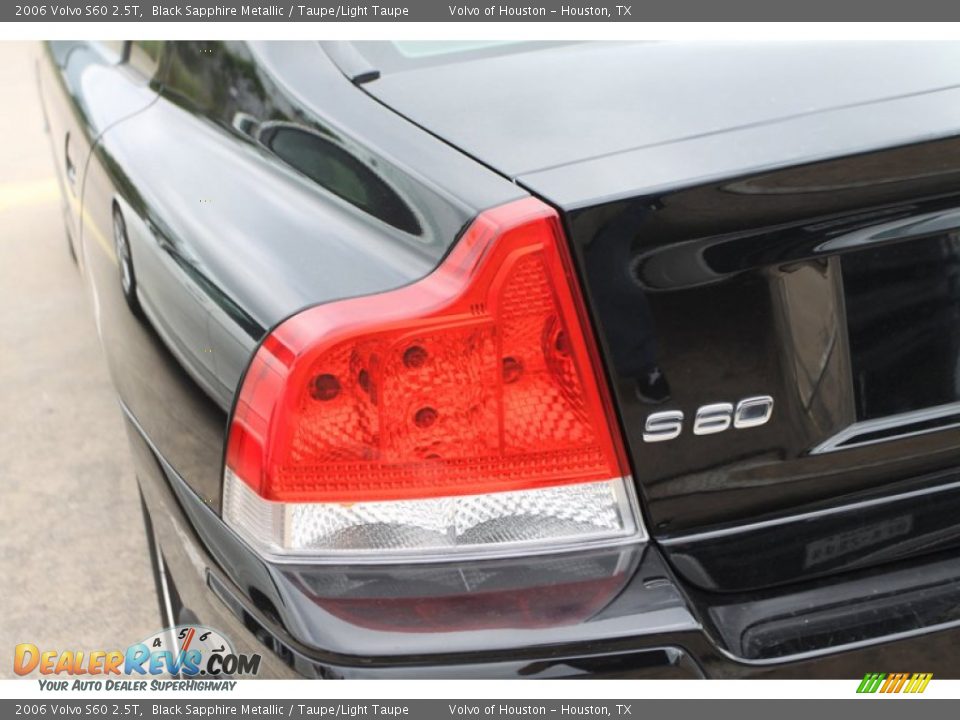 2006 Volvo S60 2.5T Black Sapphire Metallic / Taupe/Light Taupe Photo #6